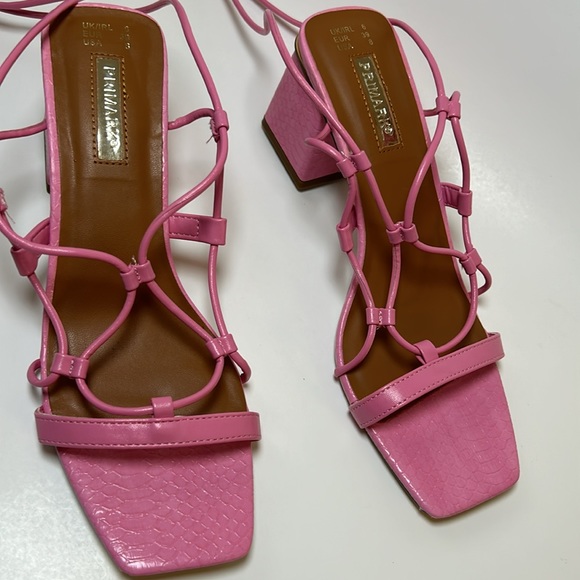 Pink Straps Heels - Picture 5 of 10